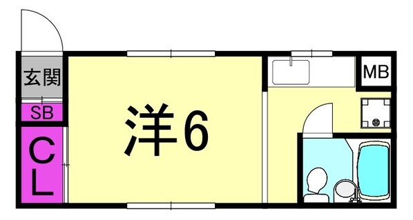 攝陽ハイツの物件間取画像